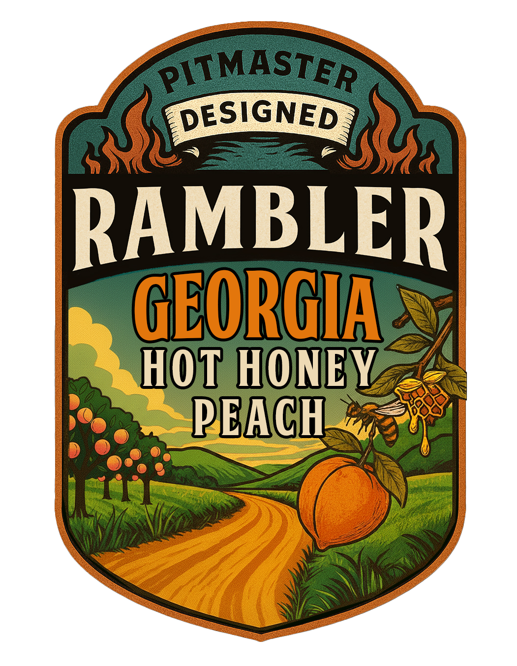 Georgia Hot Honey Peach